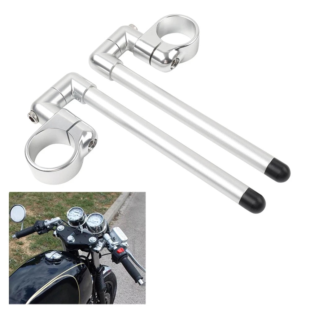 2X CNC Aluminum 22MM 25MM Universal Motorcycle Handle Bar End Mirrors