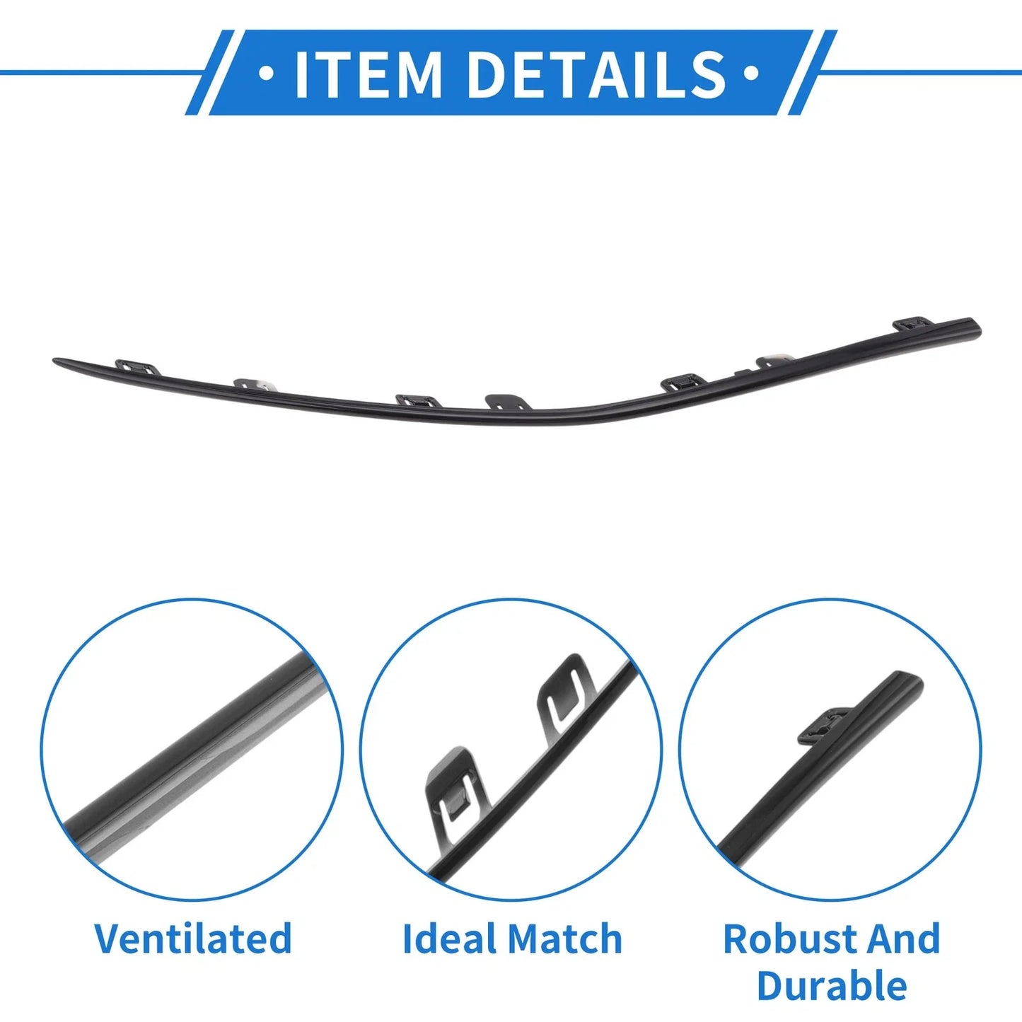 Front Right Bumper Grille Trim for Mercedes-Benz W206 (2022-2024)