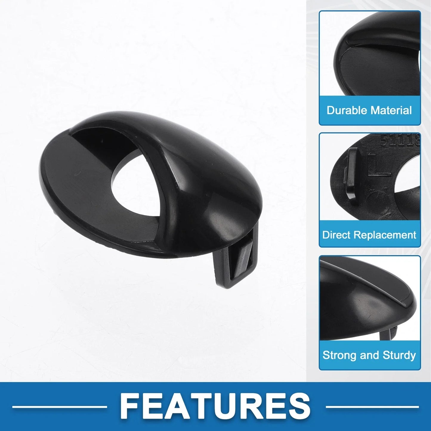Front Left Bumper Headlight Washer Nozzle Cover for BMW M3 (2008-2013)