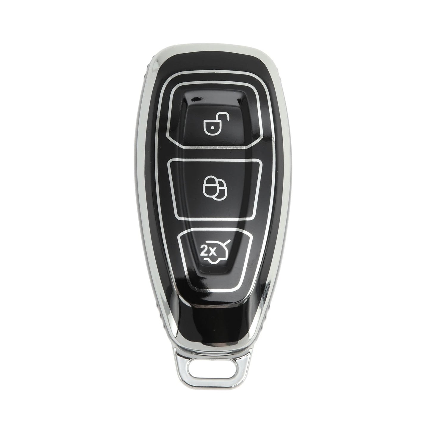 TPU Silicone Car Key Case for Ford Fiesta Focus (2011–2023) - 3 Buttons