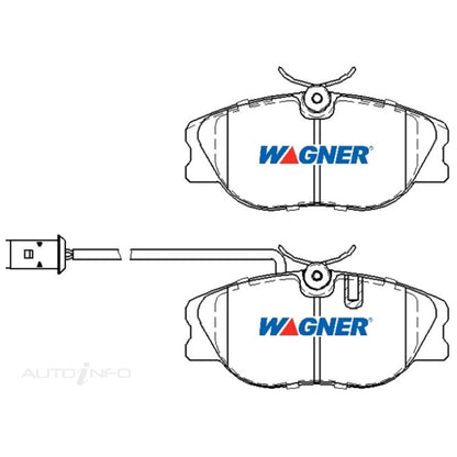 Front Disc Brake Pads Set for Peugeot 406 (1999–2003)