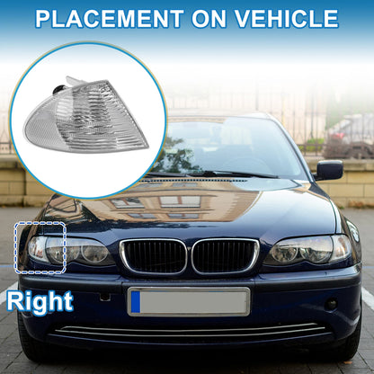 1 Pc Right Corner Signal Light Cover for BMW 3 Series (1999–2001) No. 63136902766