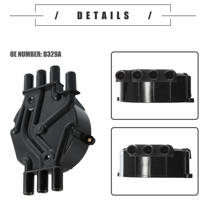 Brass Terminals Distributor Cap & Rotor Kit for Chevrolet