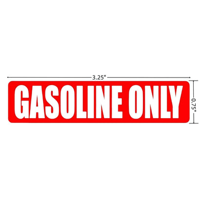 20Pcs Gasoline Only Fuel Caution Decal for Vehicle Door Tank