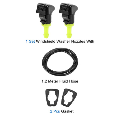 Windshield Washer Nozzle & Gasket for Dodge (2001-2006) - 1 Set