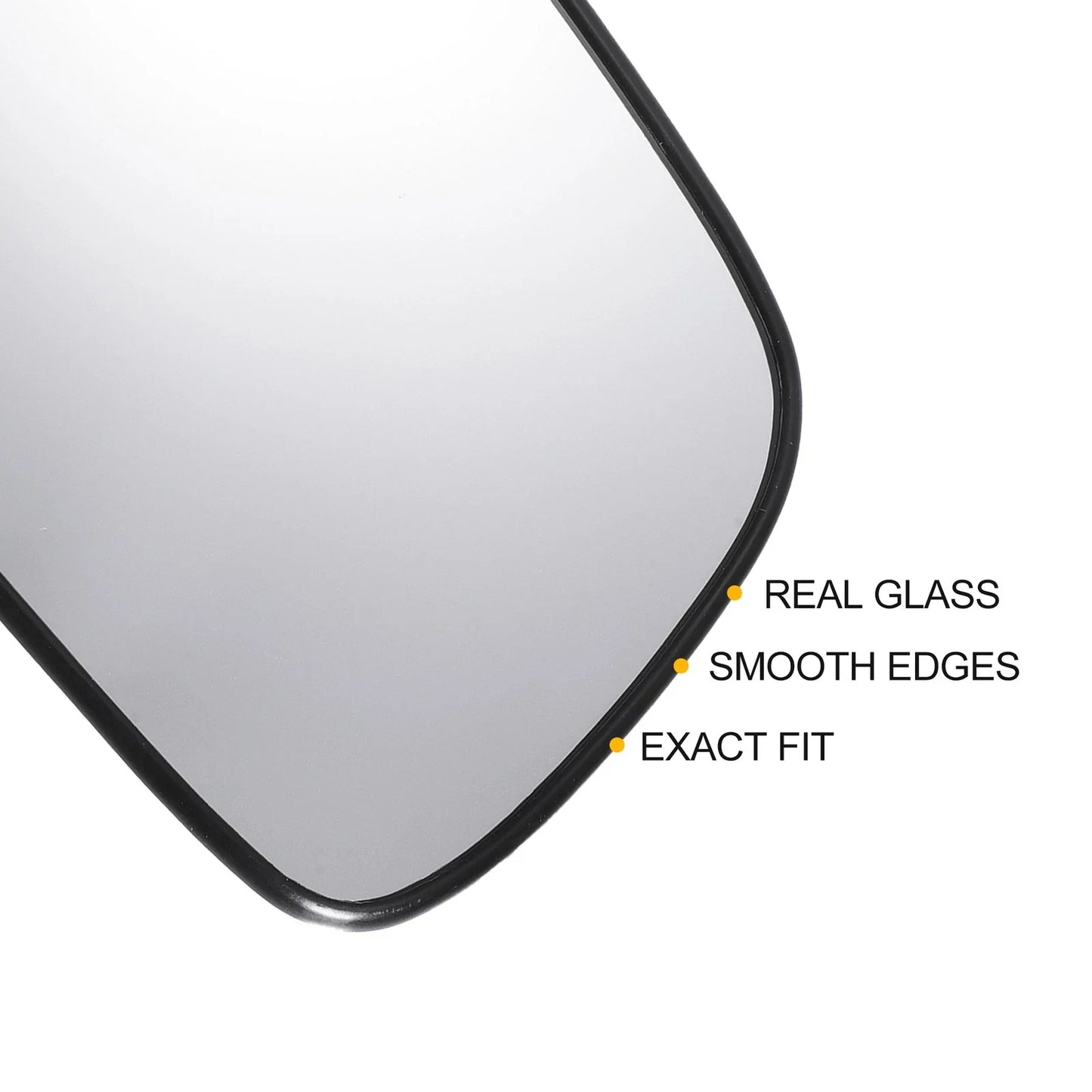 White Heated Mirror Glass for Honda CR-V (2007-2016) - Left & Right Pair