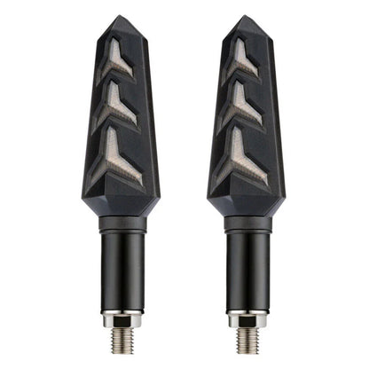Amber LED Turn Signal Blinker Lights for Motorcycle Tail Brake Lamp