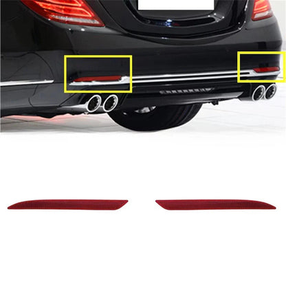 Rear Bumper Reflector Lights for Mercedes Benz S-Class (2006-2023)