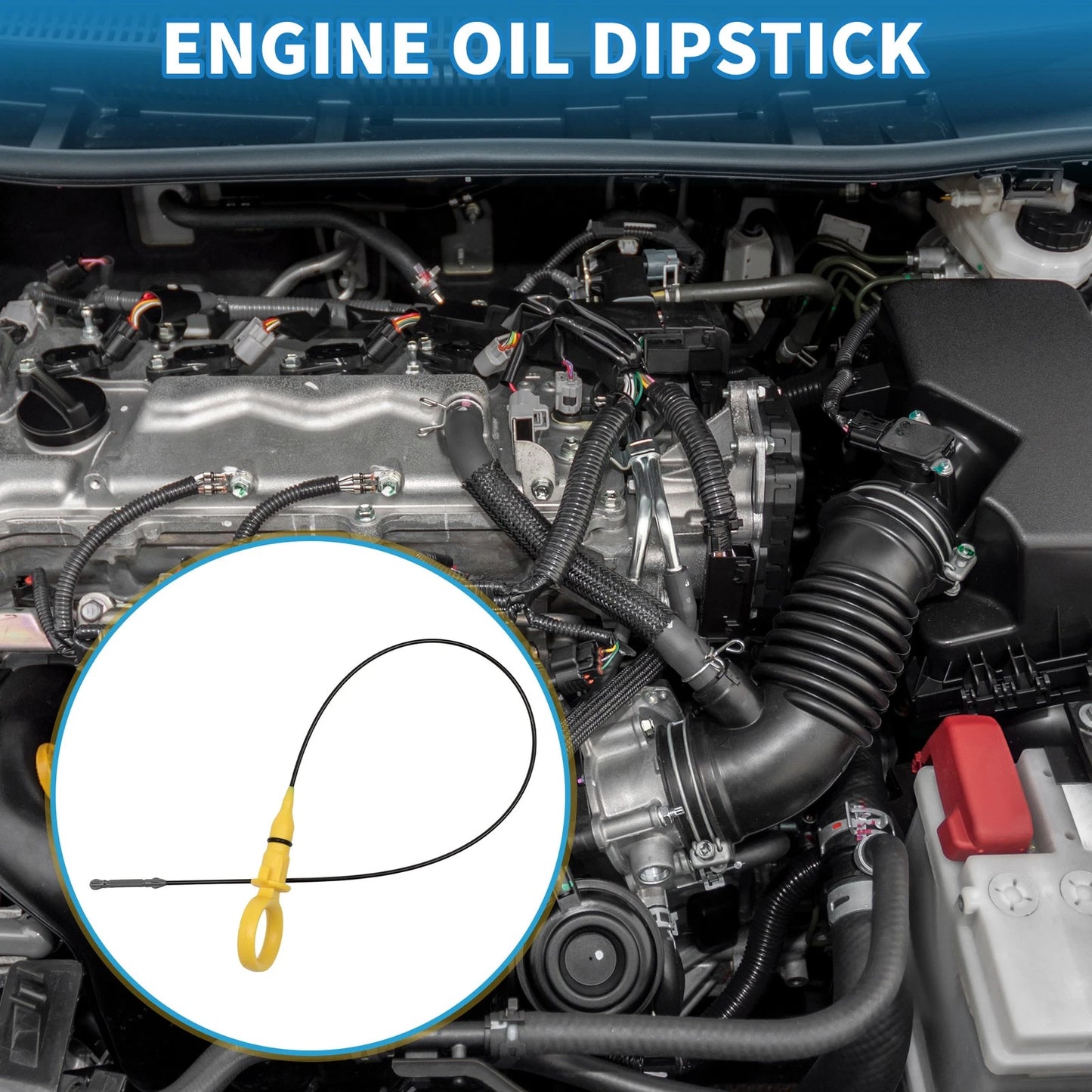 Engine Oil Dipstick No. 04L115611F for Audi A3 1.6 TDI (2012–2015)