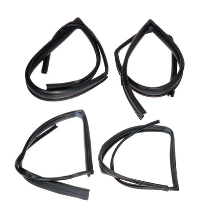 Set of 4 Door Glass Run Rubber Seals for Nissan Sentra Sedan B13 (1995–1999)