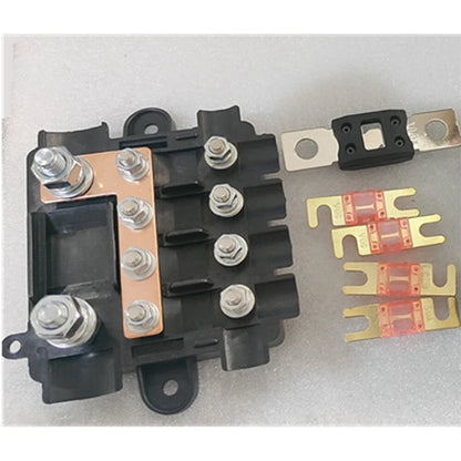 Heavy Duty 5 Pole Power Distribution Block Fuse Holder with Fuses for AU