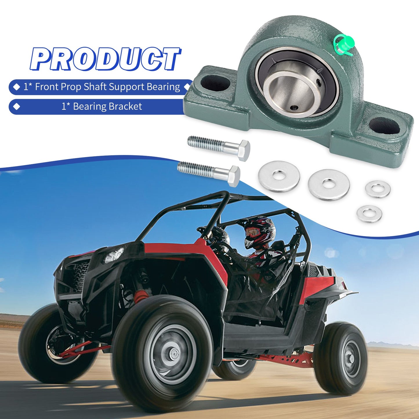 Drive Shaft Support Bearing Kit for Polaris RZR 4 800 (2011–2014)