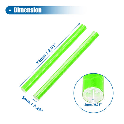 36 Pcs Reflective Bicycle Reflectors for Bike (ABS Green)