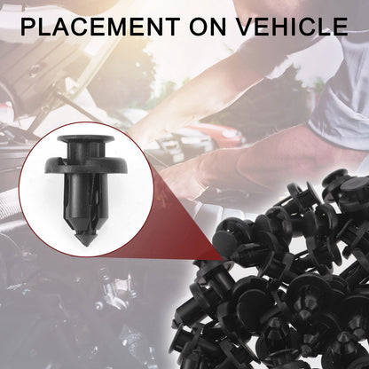 Set of 50 Front Fender Skirt Clips for Honda CR-V (1997–2020) & CR-Z (2011–2016)