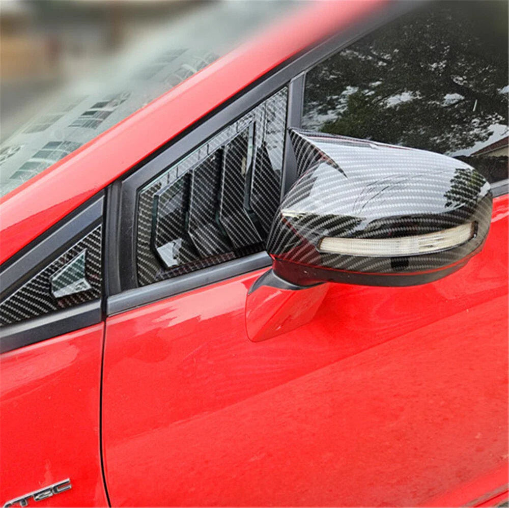 Carbon Fiber Ox Horn Rear View Mirror Cover for Honda Civic (2012-2015)