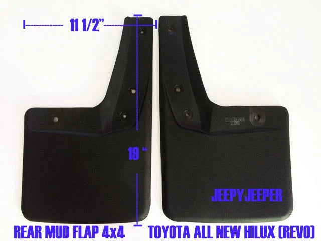 4x4 Mud Flap Guards for Toyota Hilux Revo M80 M70 SR5 (2015)