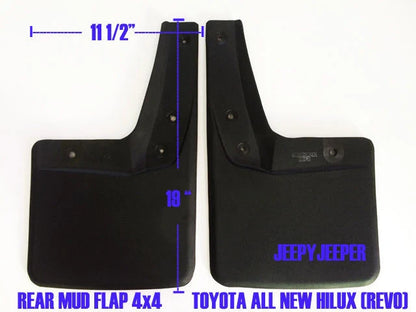 4x4 Mud Flap Guards for Toyota Hilux Revo M80 M70 SR5 (2015)