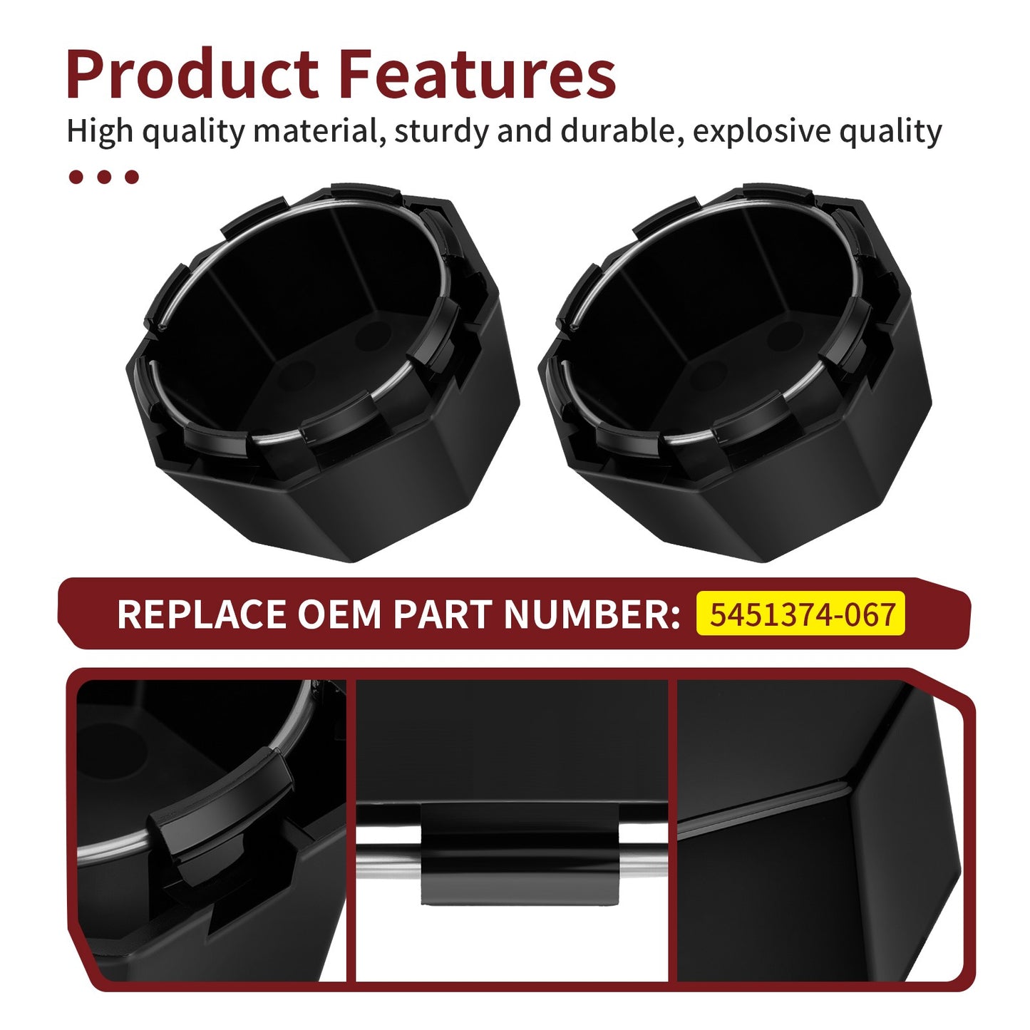 2X Center Wheel Hub Cap for Polaris Sportsman 570 X2 EPS (2017–2019)