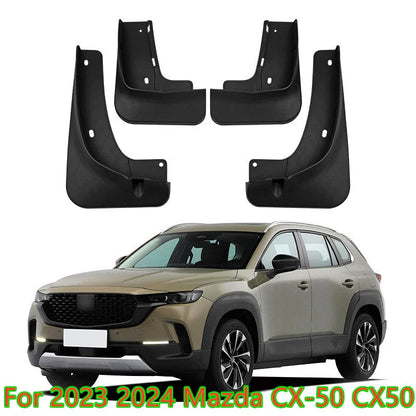 4Pcs Splash Fender Guards Mud Flaps for Mazda CX-50 (2023–2024)