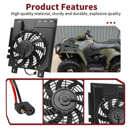 Radiator Cooling Fan Motor for Polaris Sportsman 500 HO 4x4 (2003–2009)