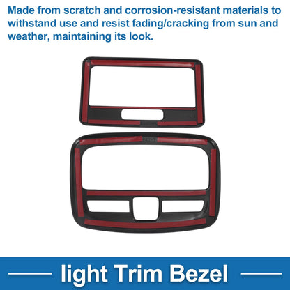 Front Row Rear Row Light Trim Bezel for Suzuki Fronx (2024–2025) Black