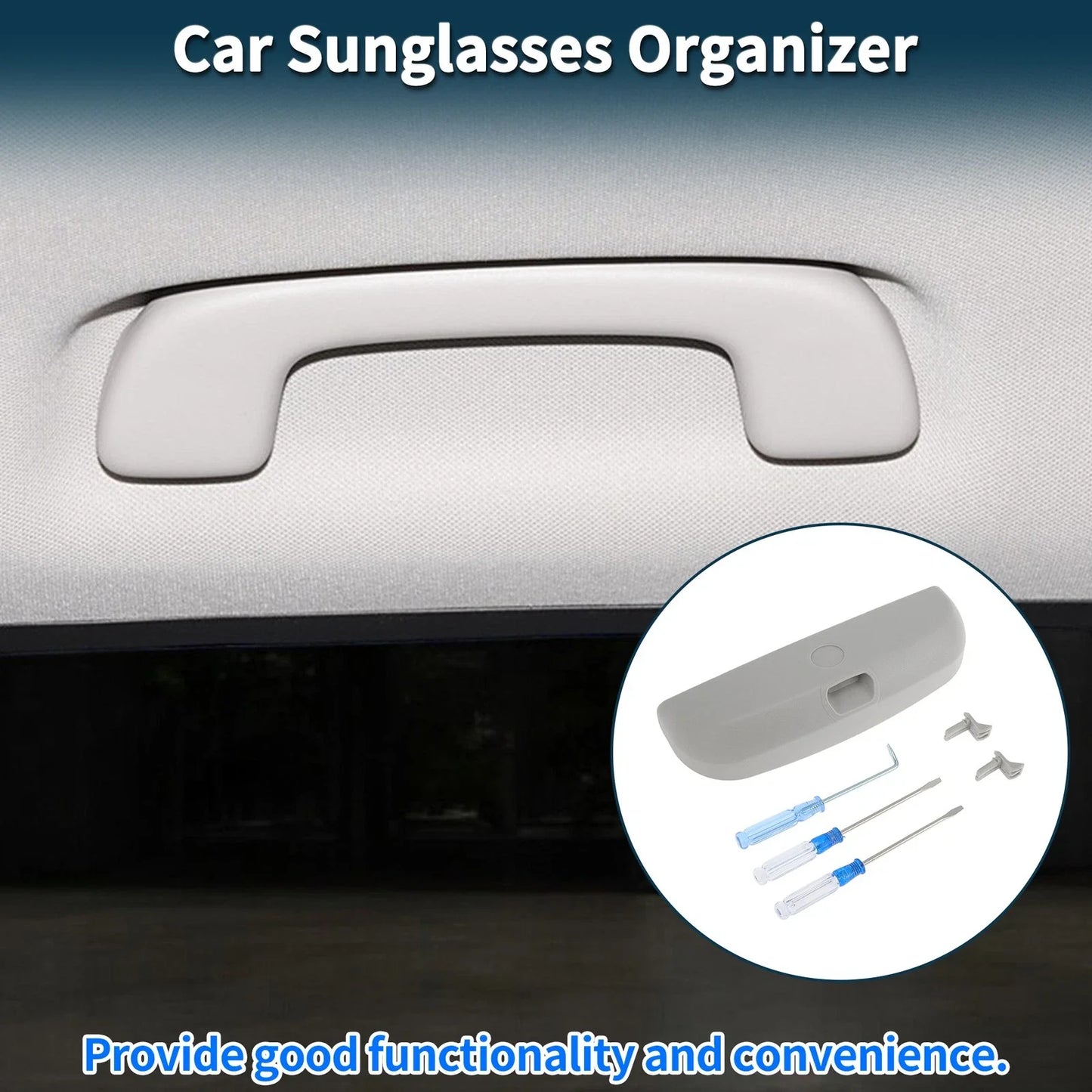 Sunglasses Case for BMW X1 U11 iX1 (22-24) Grey