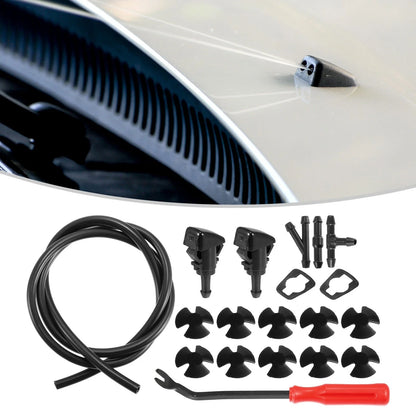 Front Windshield Washer Nozzle Kit for Dodge RAM (Fits 2010-2023)