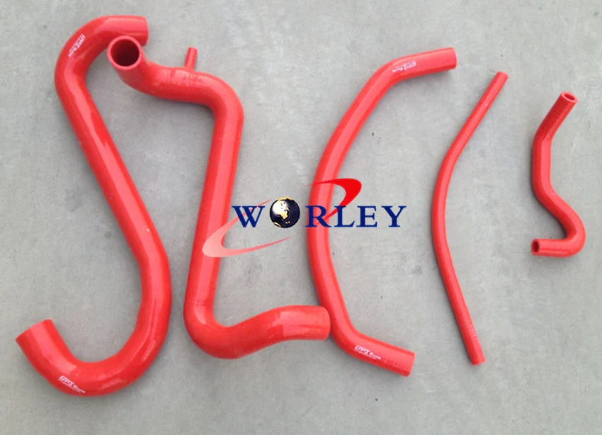 Blue Silicone Radiator Heater Hose for Ford AU Falcon 4.9L V8 (1998-2002)
