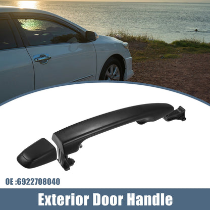 Rear Exterior Door Handle for Toyota Sienna (2004–2010) Black