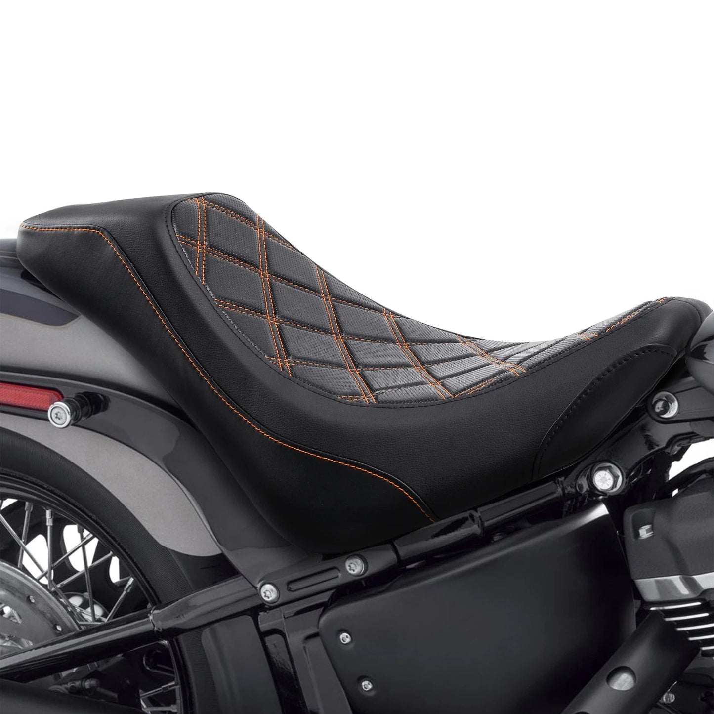 Solo Rider Driver Seat for Harley Softail Heritage Classic FLHCS (2018-2024)