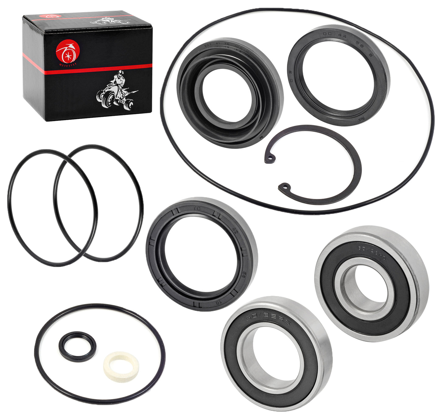 Rear Axle Wheel Bearing Seal O-Ring Kit for Honda Foreman 500 (2014–2022)