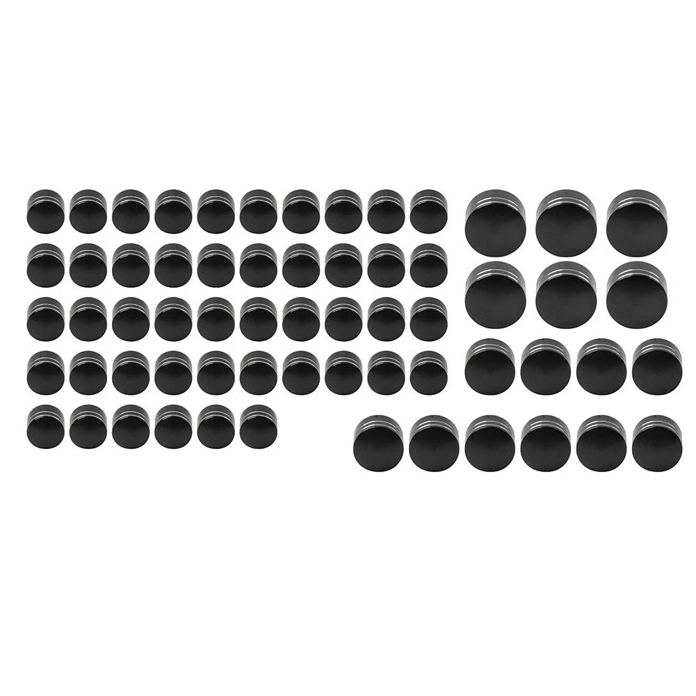 62X CNC Engine Bolt Topper Cap Cover Kit for Harley Touring Softail M8 (2018–2024)