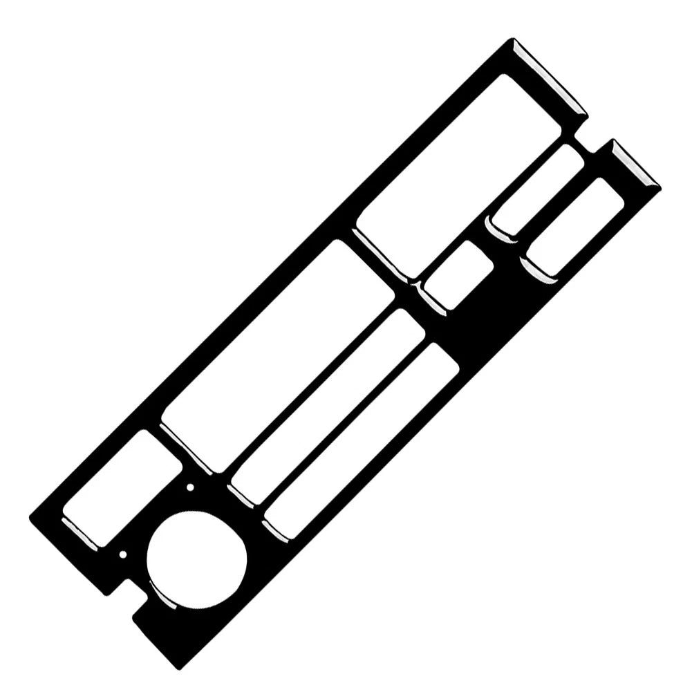 Front Right Fog Light Grill with Silver Trim for BMW X5 E70 X6 E71 (2007–2013)