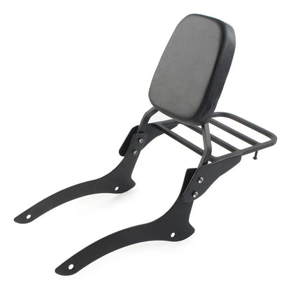 Sissy Bar Backrest Luggage Rack for Yamaha Vstar 1100 Classic (2000-2011)