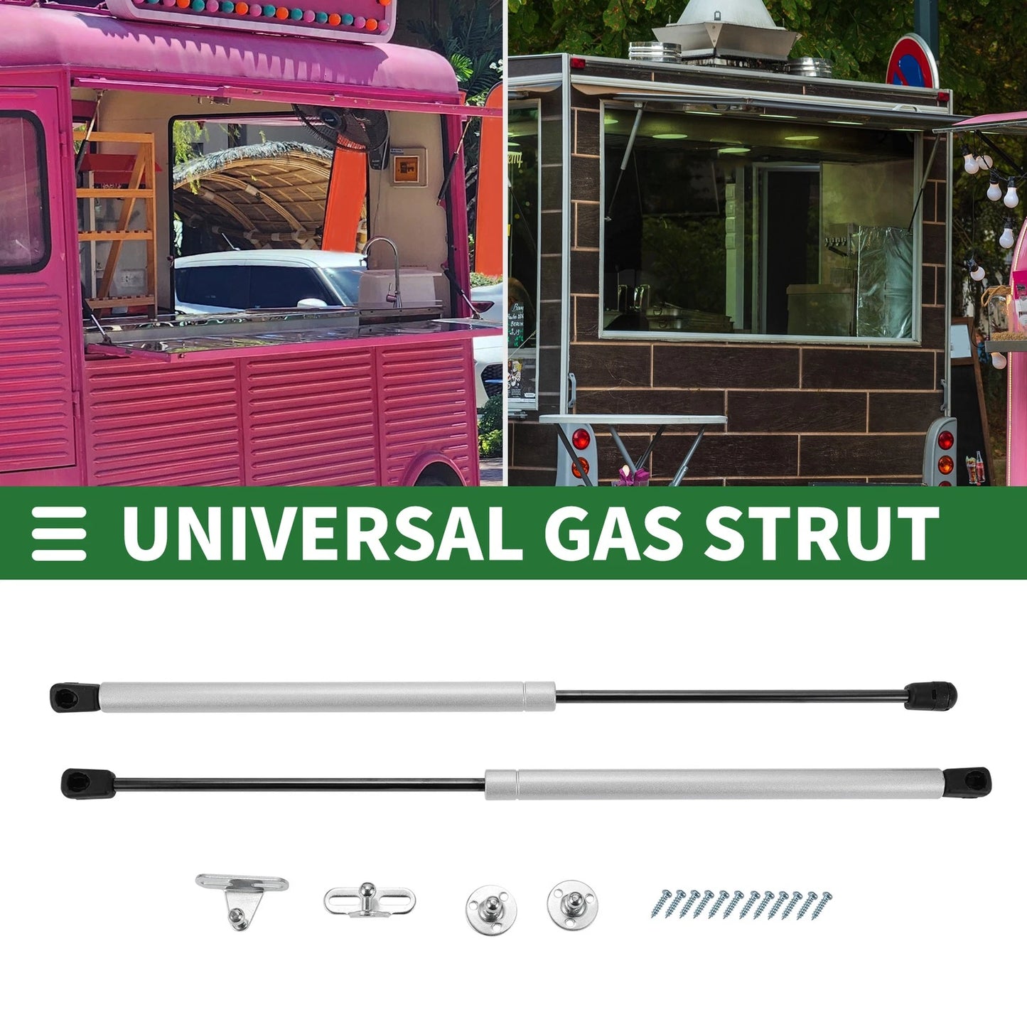 Set of 2 Lift Supports Struts for Car Truck RV Boat (20 Inch/510mm)