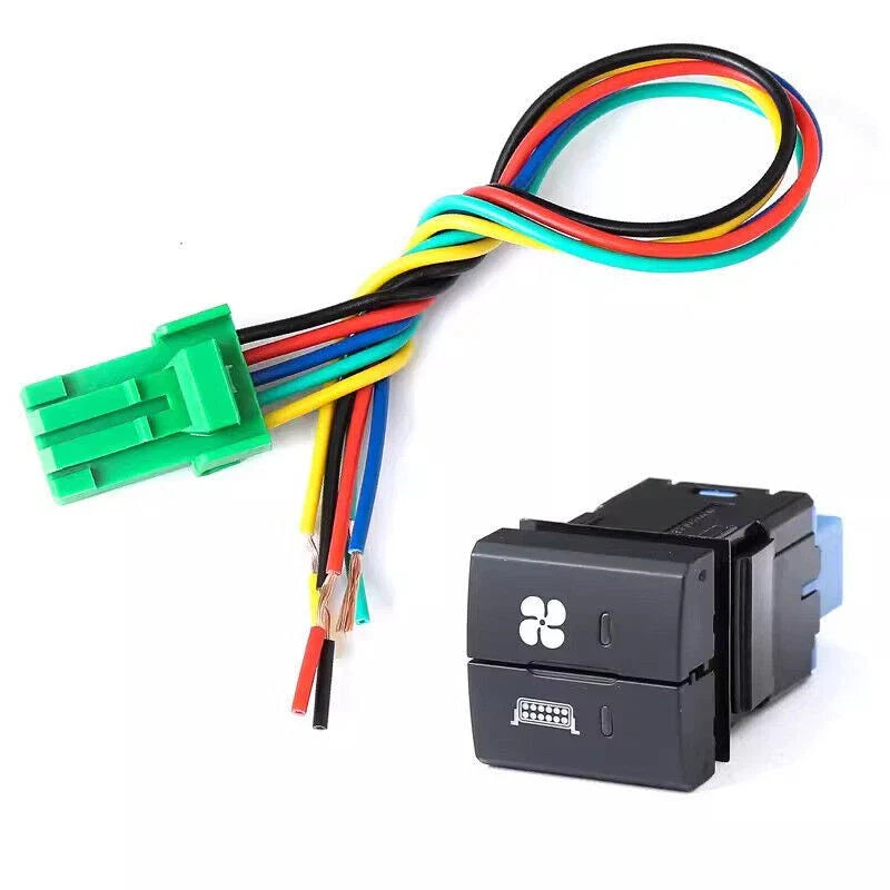 Dual Dashboard Control Square Switch Button for Toyota RAV4 (2019–2024)