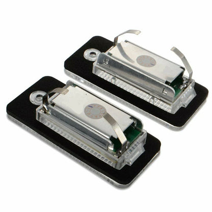 White LED Rear Plate Light for Audi A3 8P A4 S4 Q7