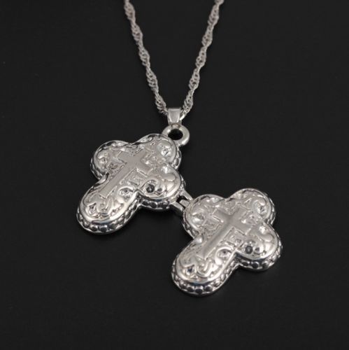 Christian Jesus Cross Locket Pendant for Catholic Faith