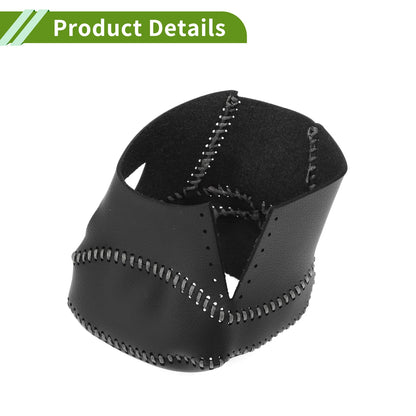 Gear Shift Knob Cover for Nissan Rogue (2021–2024) Black Grey Faux Leather