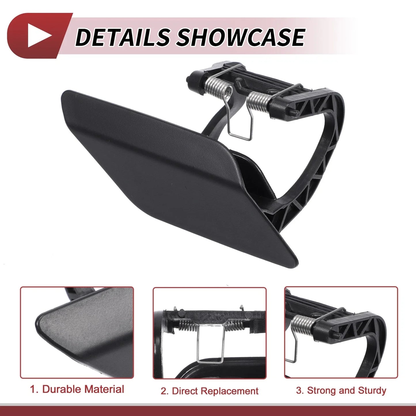 Bumper Headlight Washer Nozzle Cover for Mercedes Benz