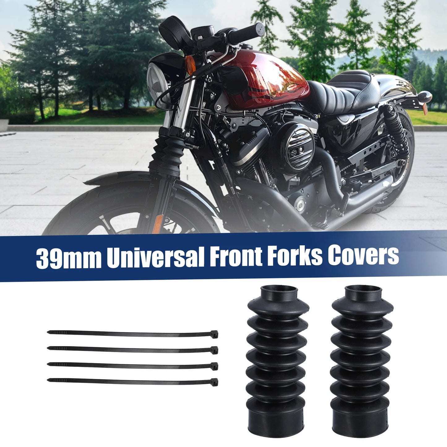 Fork Covers for Harley Motorcycle (39mm)