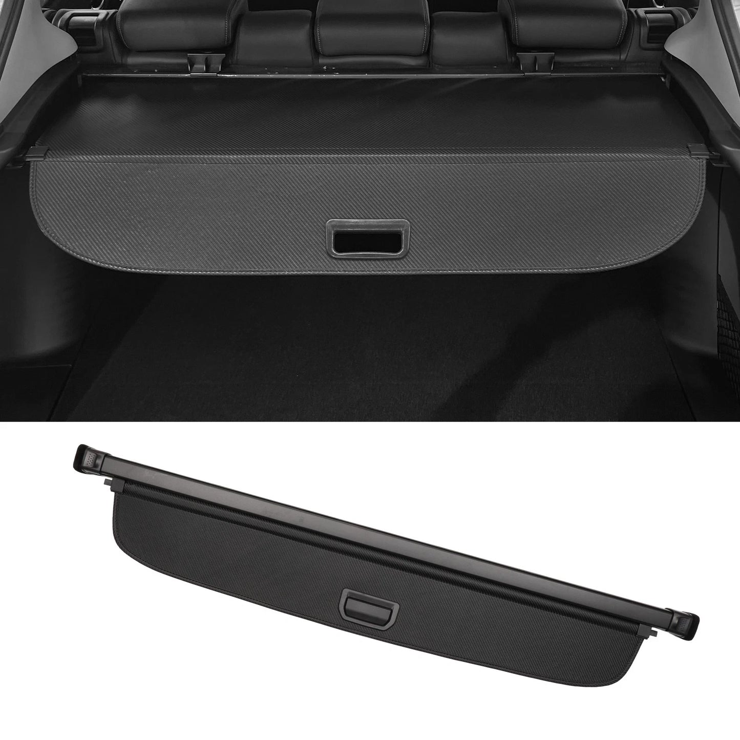 Retractable Cargo Cover for Volkswagen Tiguan (2018–2024) Carbon Fiber Black