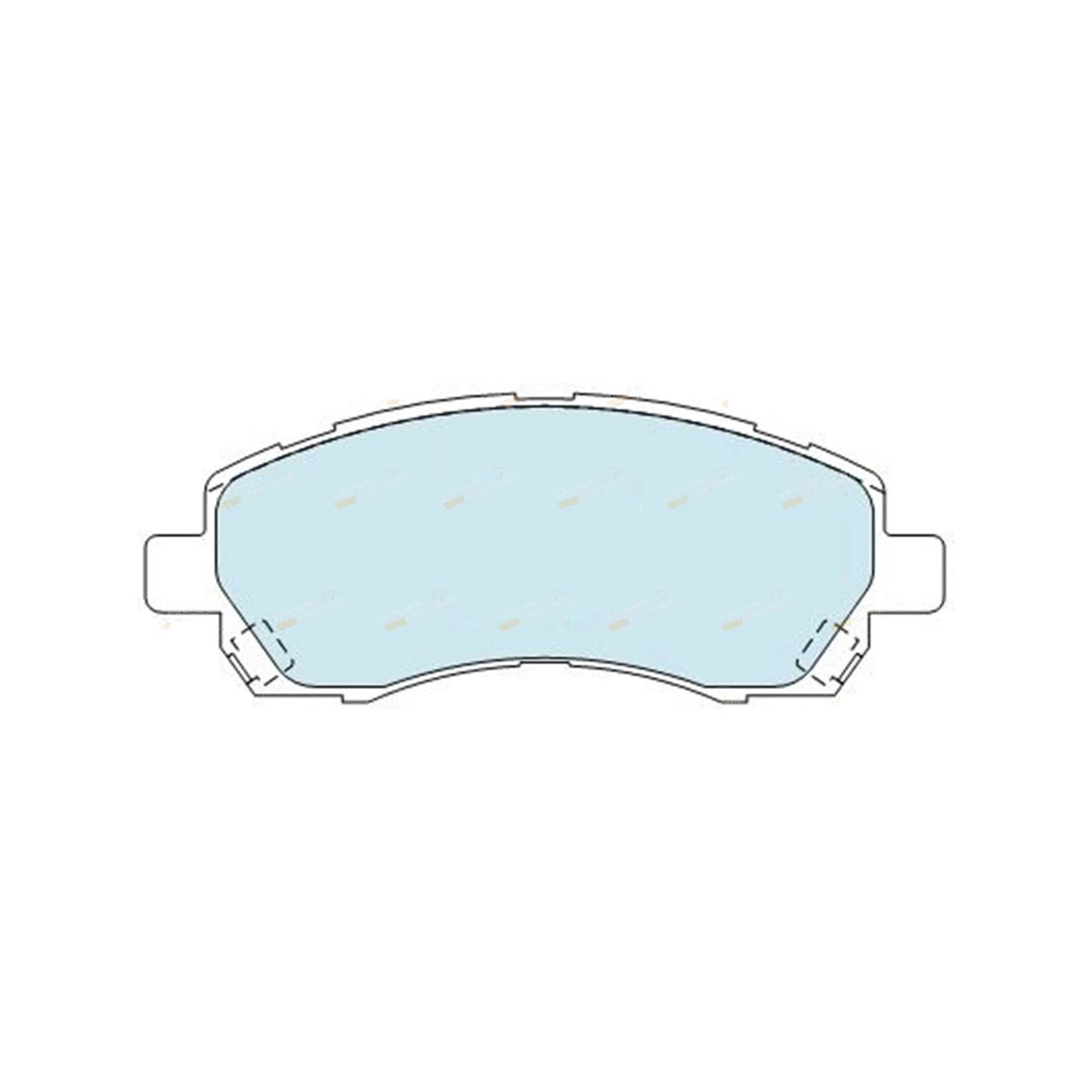 Set of 4 Bendix Ultimate Front Disc Brake Pads for Subaru Impreza (1997–2000)