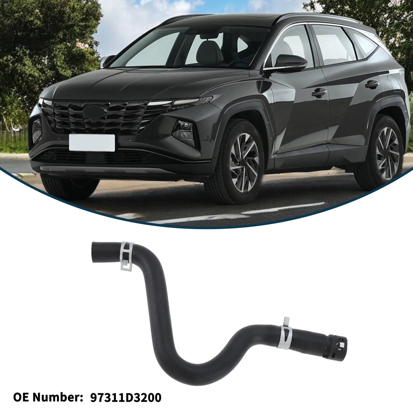 Radiator Hose No. 97311D3200 for Hyundai Tucson (2015–2023)