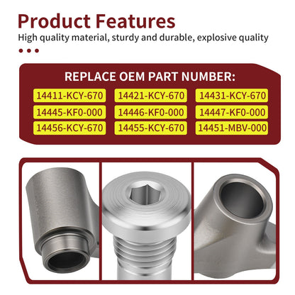 Rocker Arm Shaft Bolt Set for Honda TRX 400EX 400X (2000–2009)