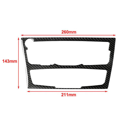 AC/CD Panel Frame Cover Trim Carbon Fiber for Audi A4 A5 (2010-2016)