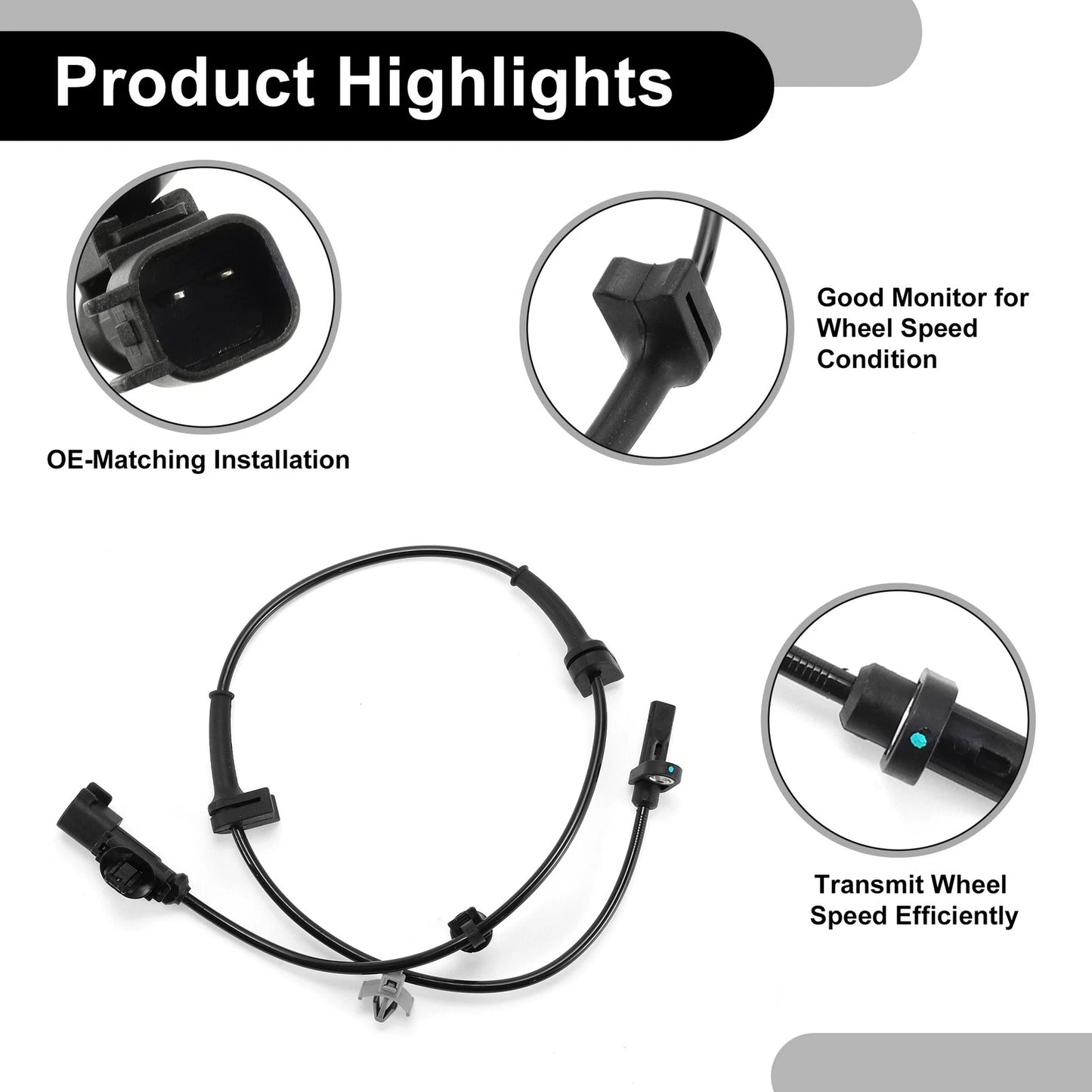 ABS Wheel Speed Sensor No.AE8Z2C204B for Ford Fiesta (2014–2019)