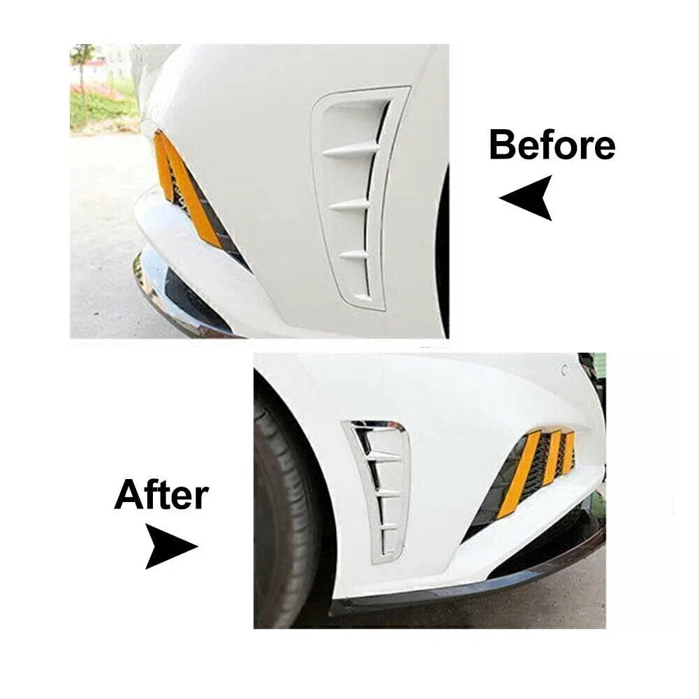 Fender Side Air Outlet Cover Trim Carbon Fiber for Hyundai Sonata (2020-2021)