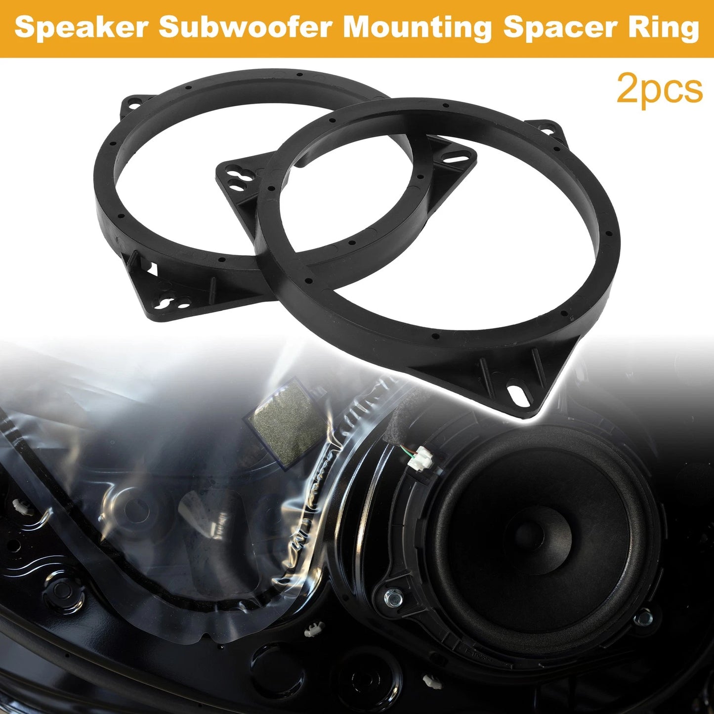 2X Speaker Spacer Ring for Nissan Qashqai (2007–2014)