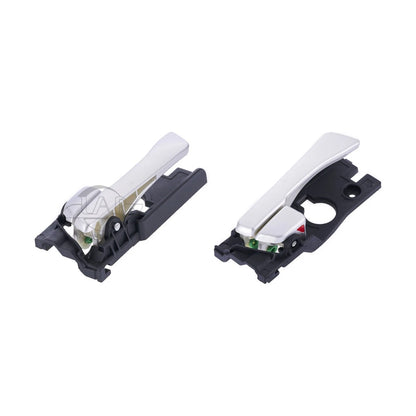 Set of 2 Inner Door Handles for Hyundai Accent RB (2011–2019) Silver